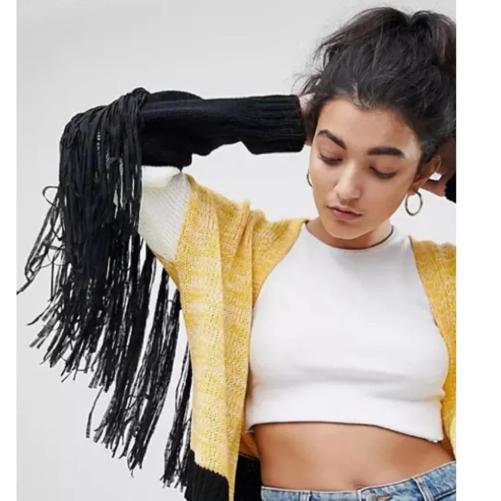 ASOS Cardigan DESIGN premium fringe cardigan NEW WITH TAGS Size 0